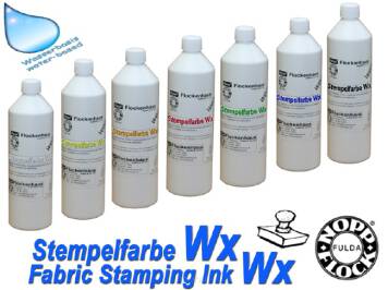 Farba do stemplowania tkanin WX - 1000 ml pomarańczowa