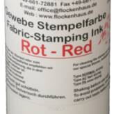 Farba do stemplowania tkanin 250 ml czerwona